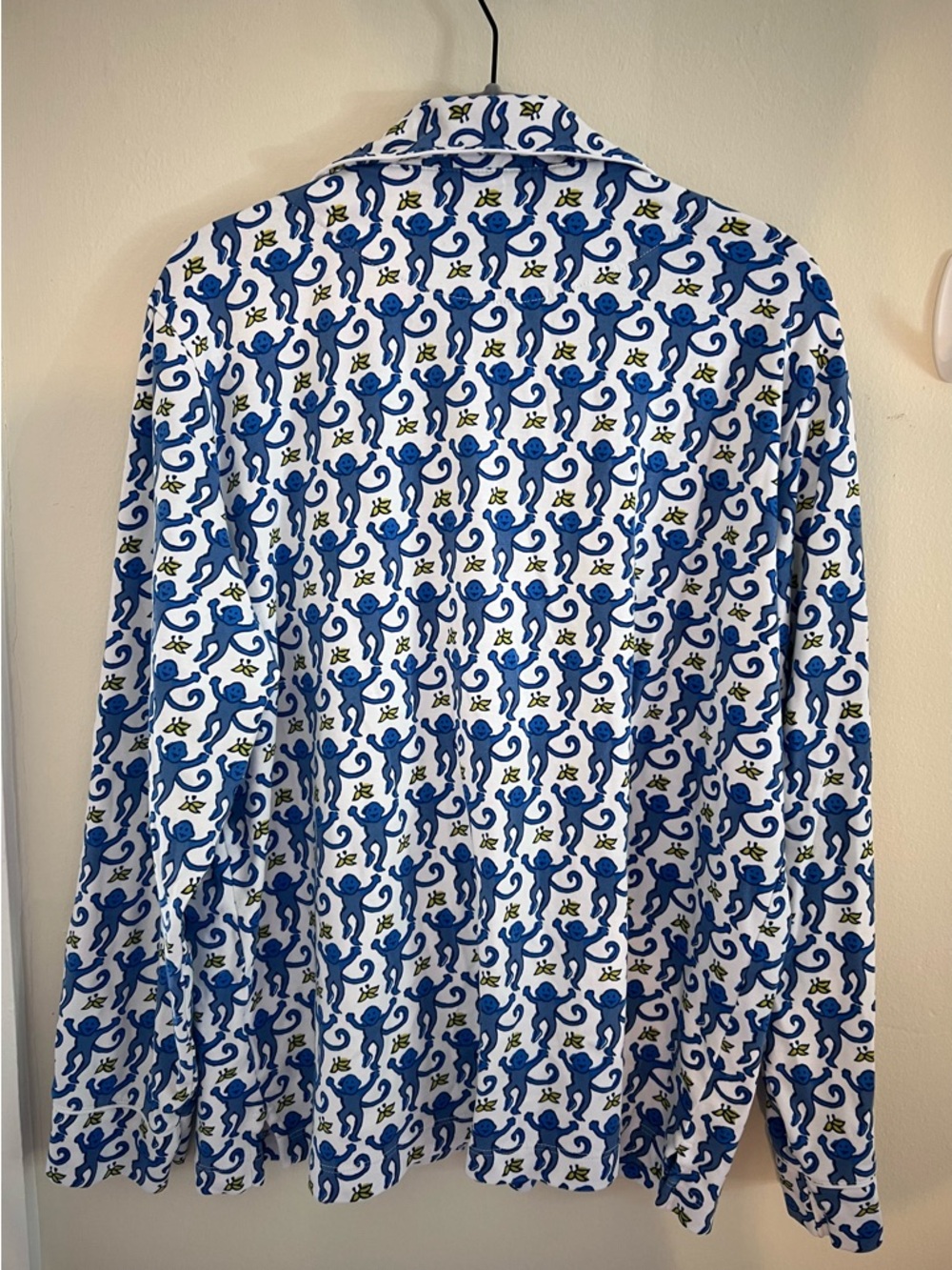 Roller Rabbit Blue Monkey Pajama Set - Picture 5 of 9